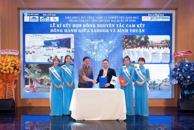 LỄ KÝ KẾT HỢP ĐỒNG NGUYÊN TẮC CAM KẾT ĐỒNG HÀNH GIỮA SADOOR VÀ BÌNH THUẬN